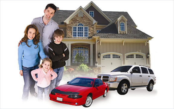 Happy family with Texas insurance coverage